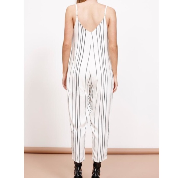 MPC Stripe Button-Up Jumpsuit - Picture 3 of 4